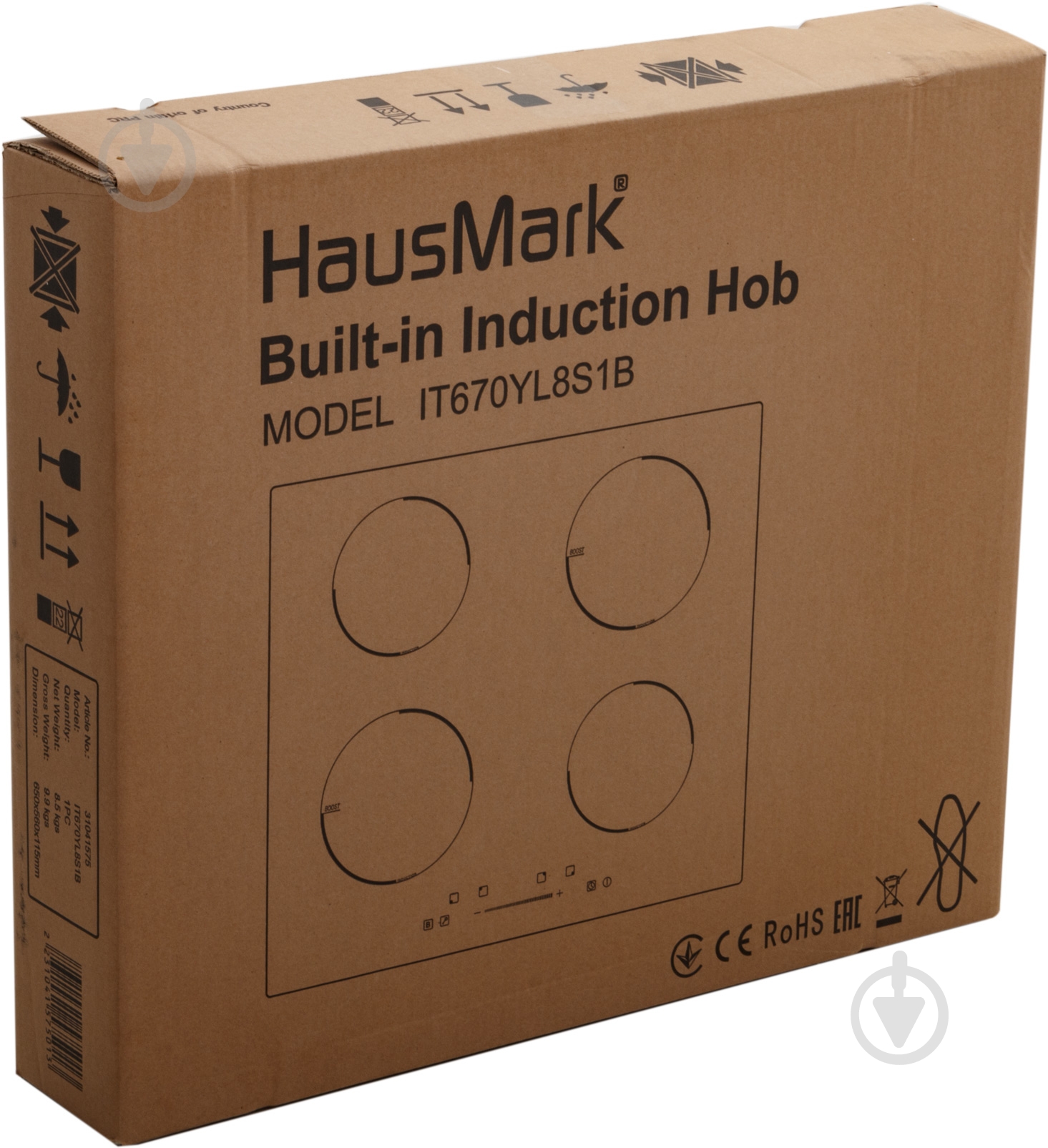 Варильна поверхня індукційна HausMark IT670YL8S1B - фото 4 Варильна поверхня індукційна HausMark IT670YL8S1B - фото 4
