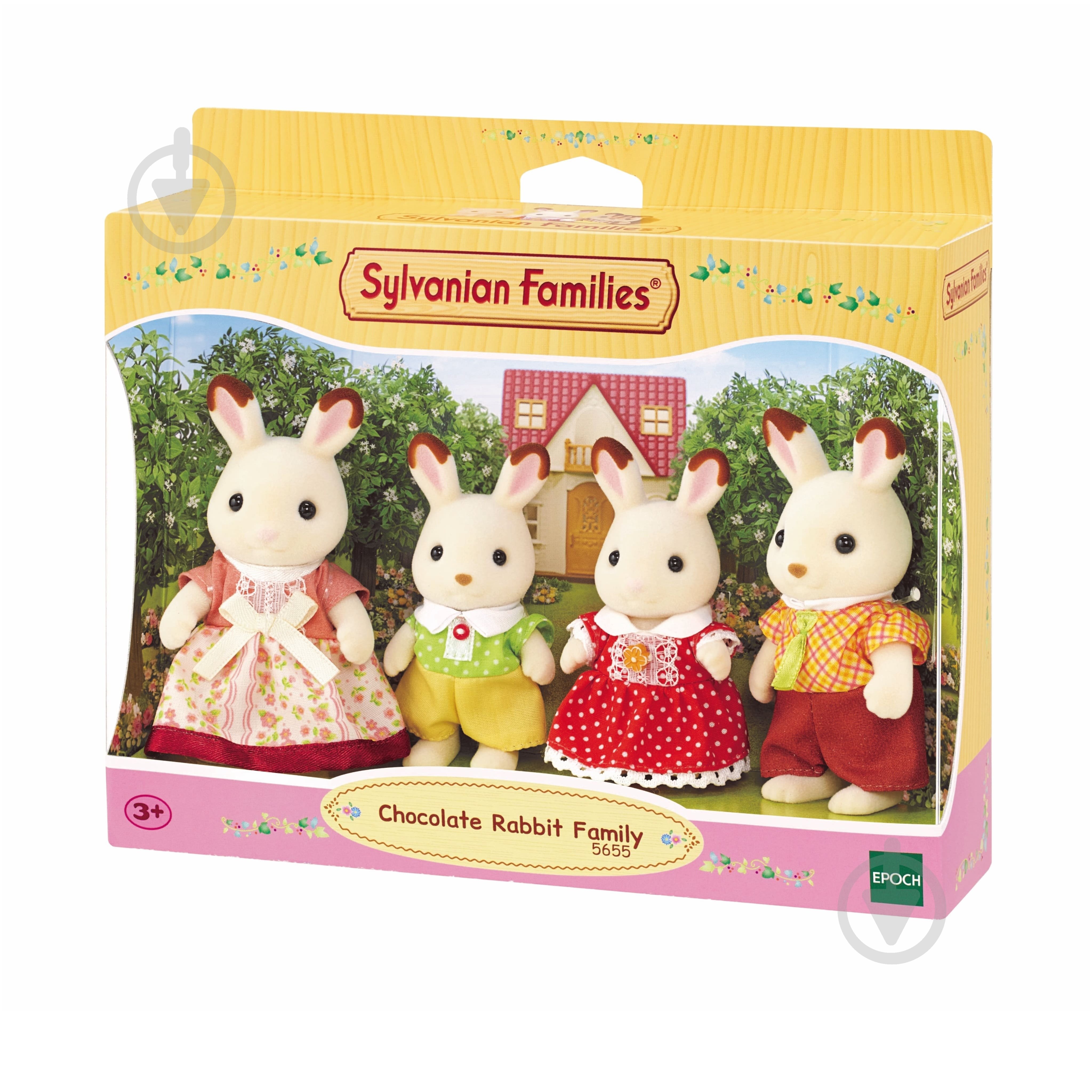 Фігурка колекційна Sylvanian Families Семья Шоколадных Кроликов 5655 - фото 1