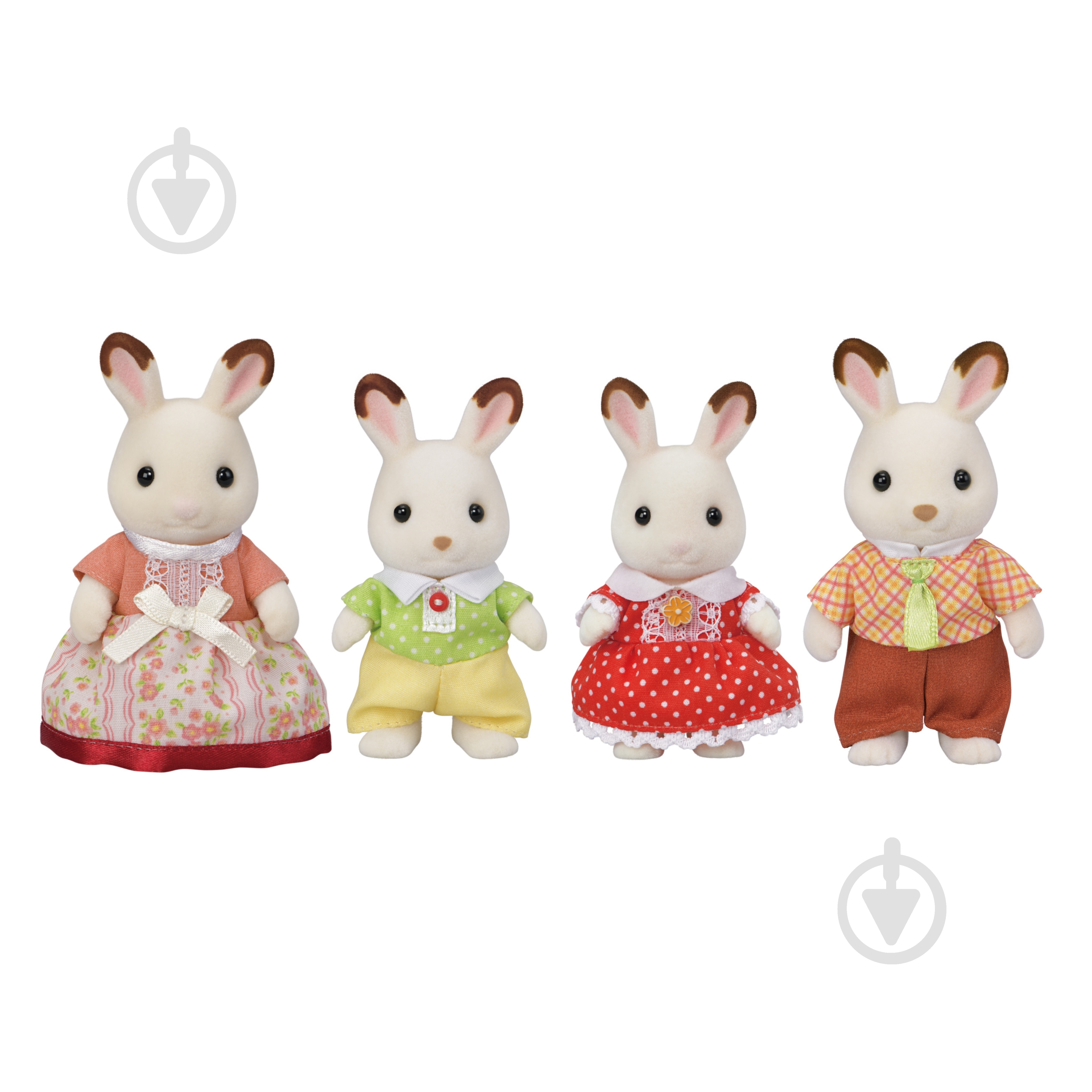Фігурка колекційна Sylvanian Families Семья Шоколадных Кроликов 5655 - фото 2