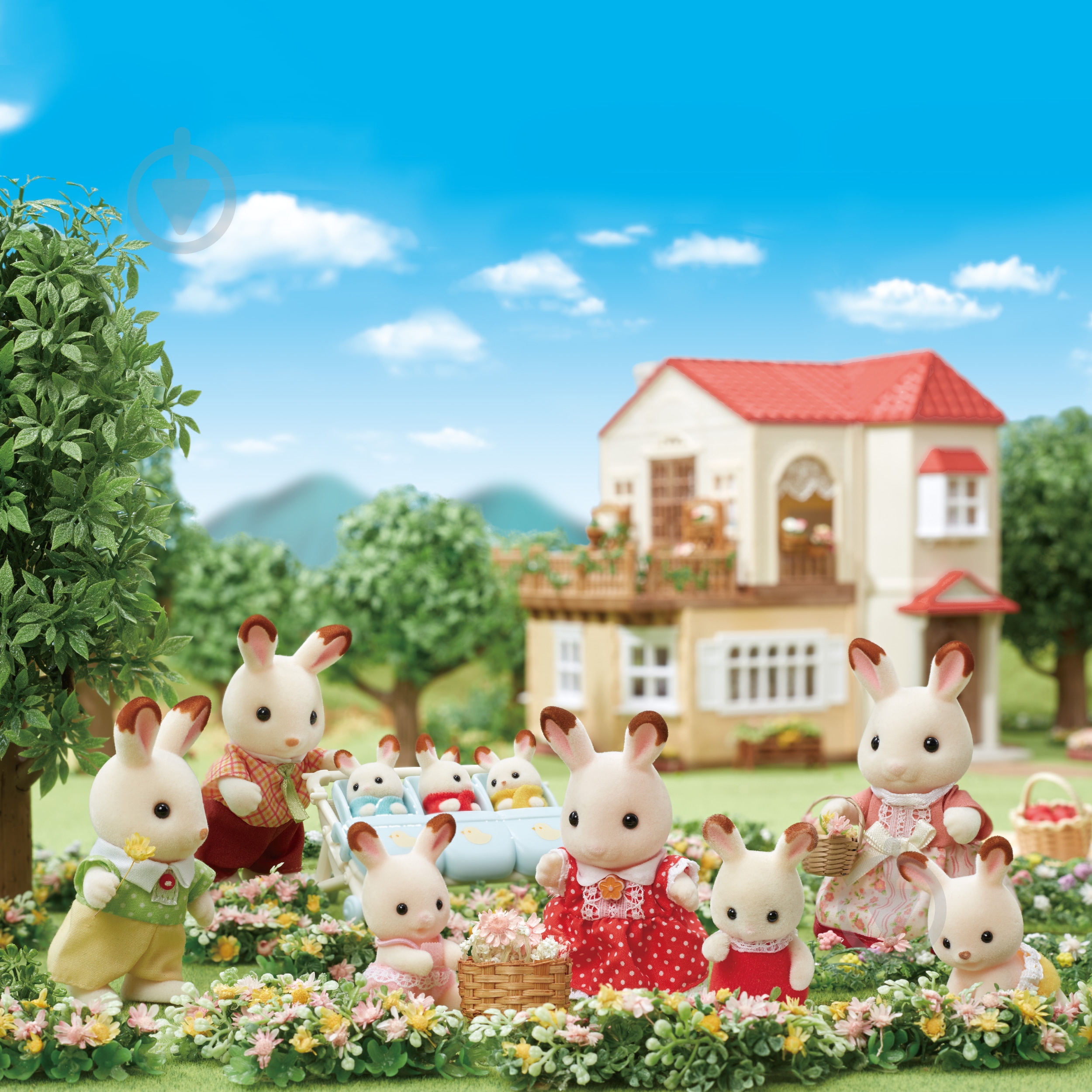Фігурка колекційна Sylvanian Families Семья Шоколадных Кроликов 5655 - фото 3