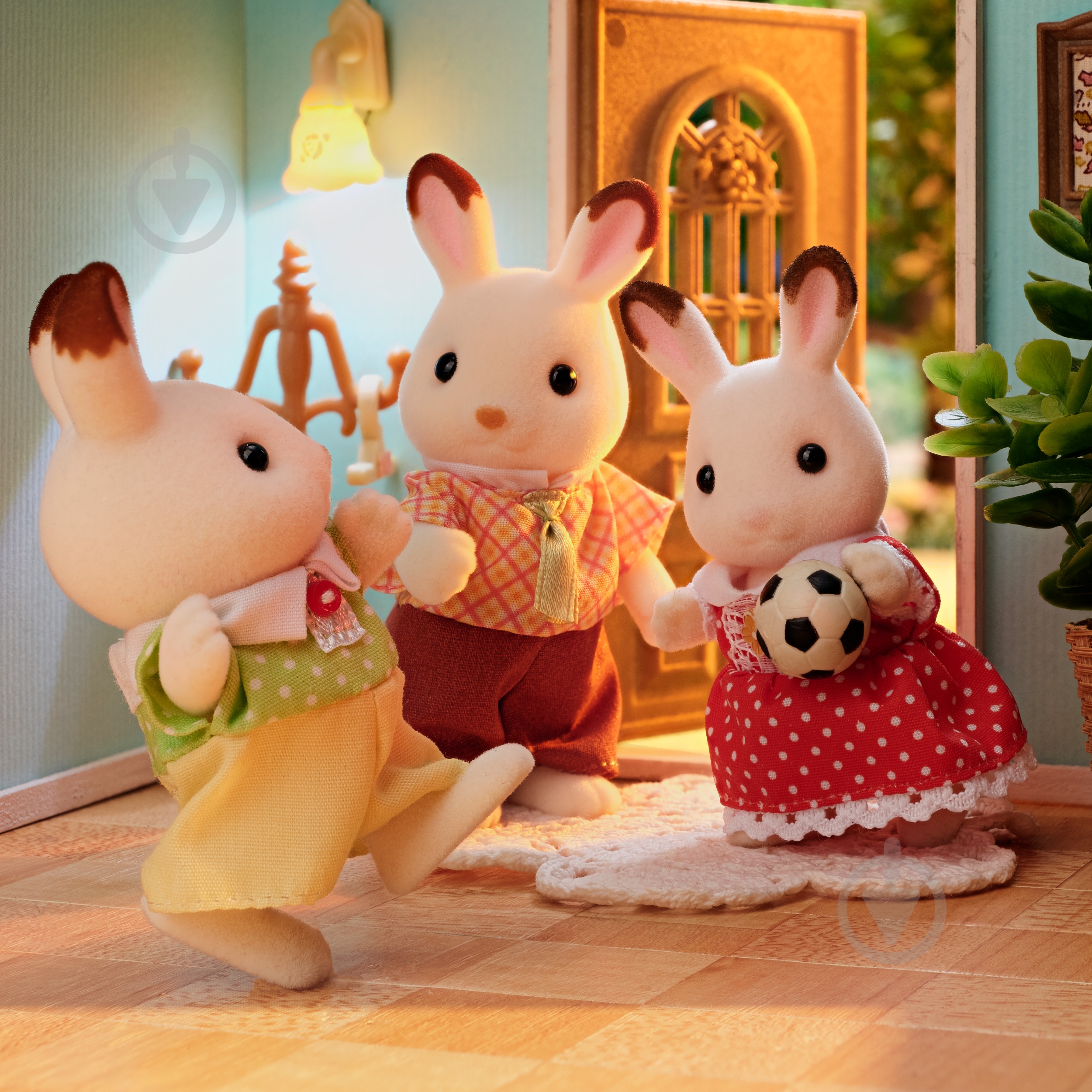 Фігурка колекційна Sylvanian Families Семья Шоколадных Кроликов 5655 - фото 5