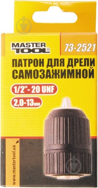 Патрон для дриля MasterTool самозажімние 2.0-13 мм 1/2 73-2521 - фото 2