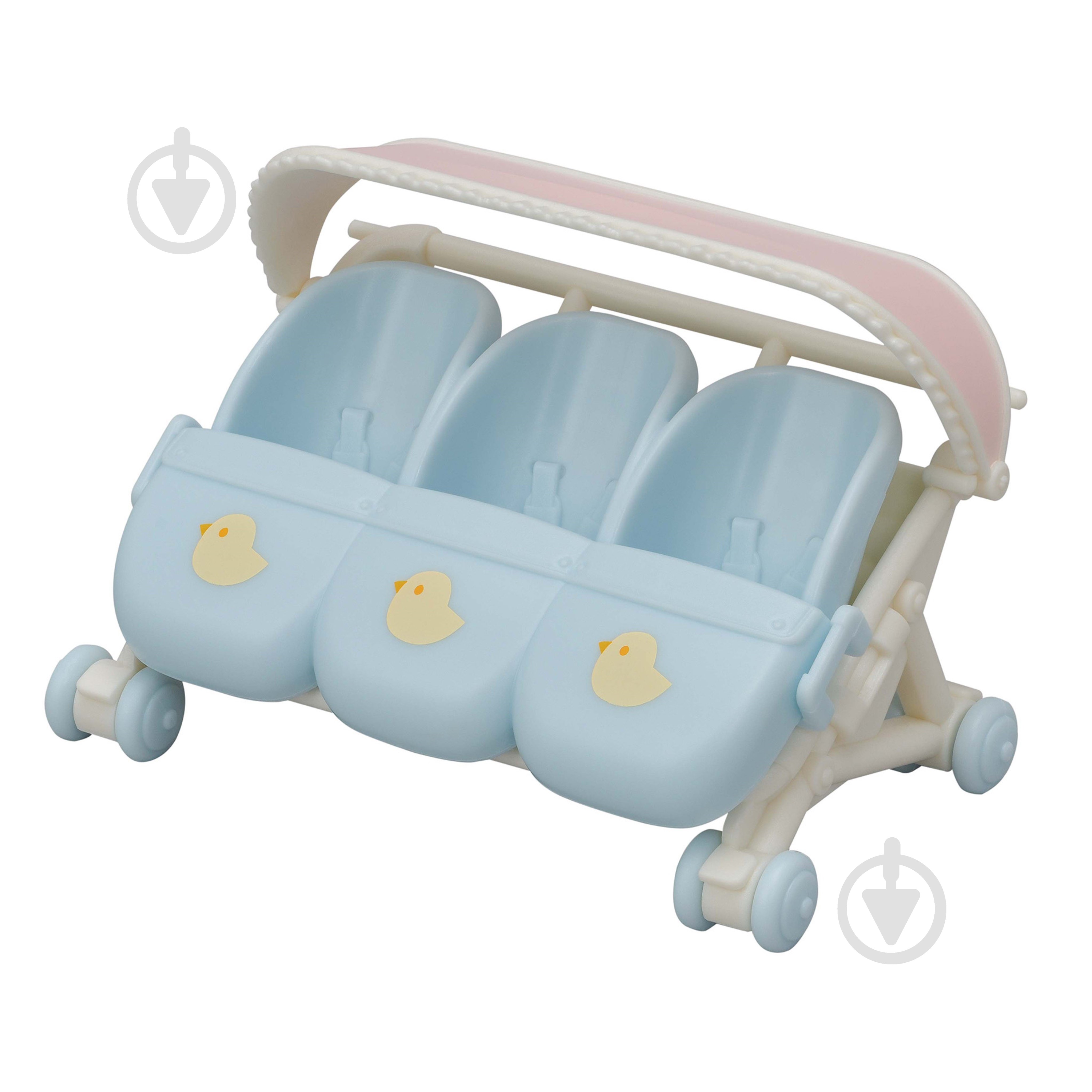 Фігурка колекційна Sylvanian Families Коляска для тройни 5536 - фото 2