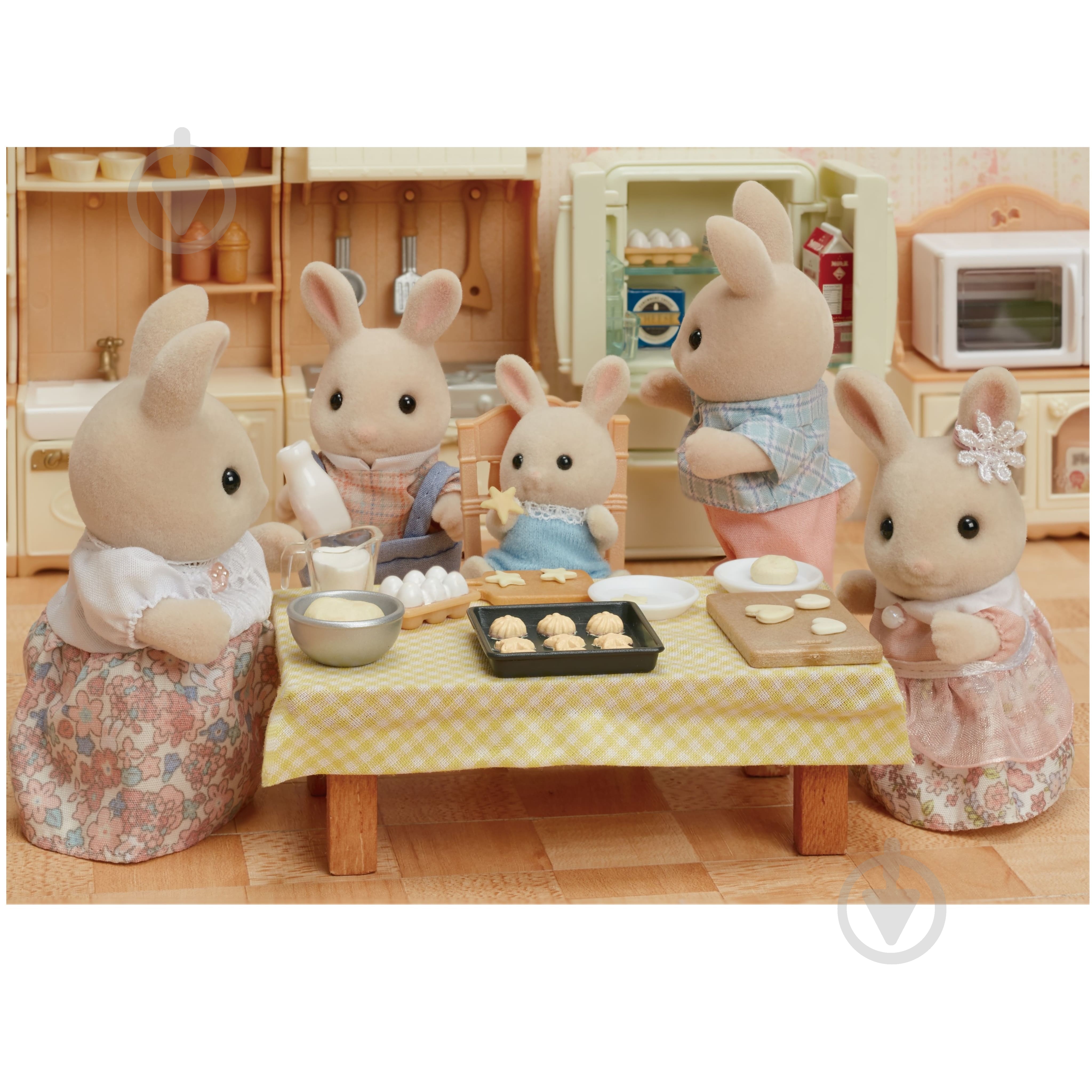Фігурка колекційна Sylvanian Families Семья Молочных Кроликов обновленная 5706 - фото 3
