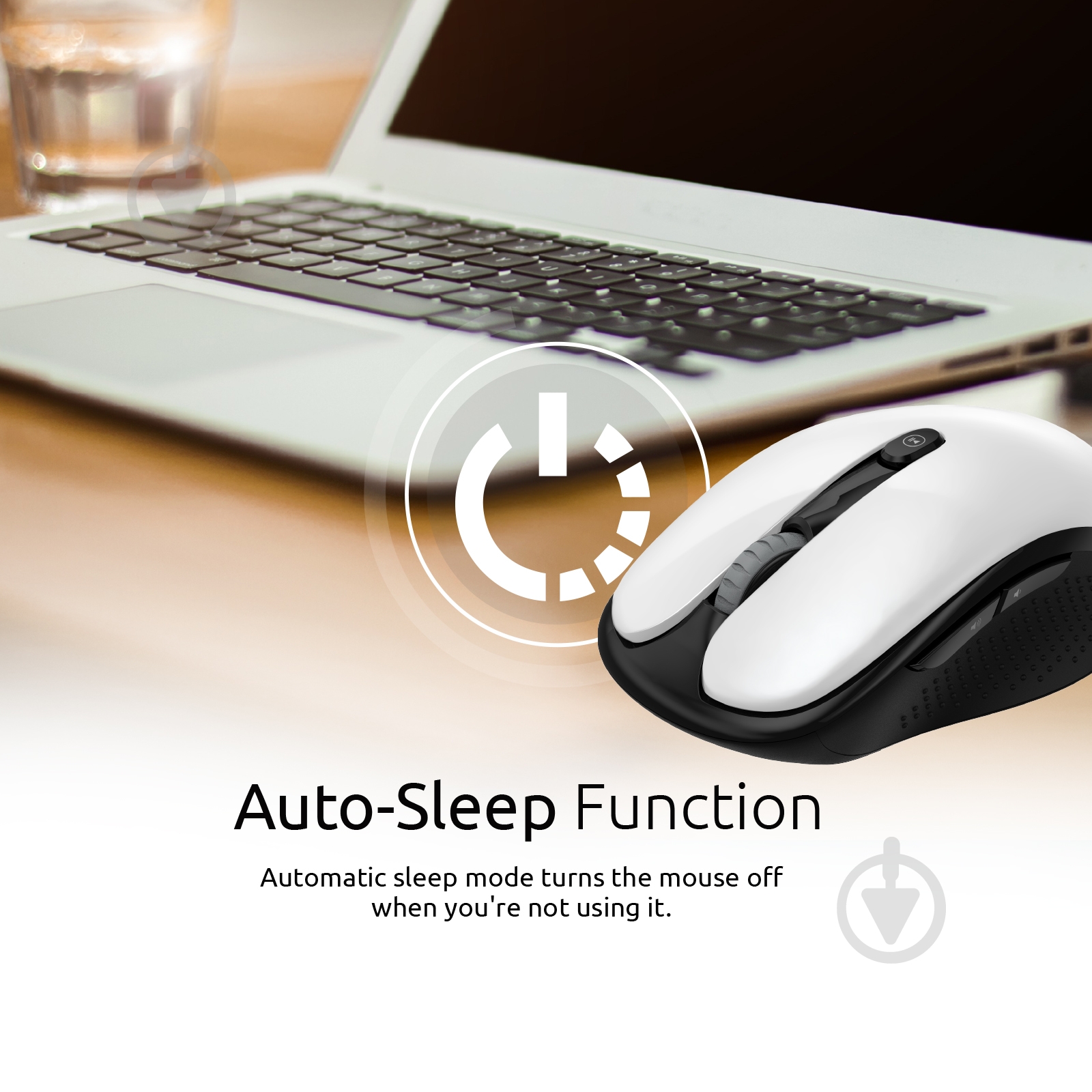 Мышь Promate Wireless white (clix-4.white) - фото 7