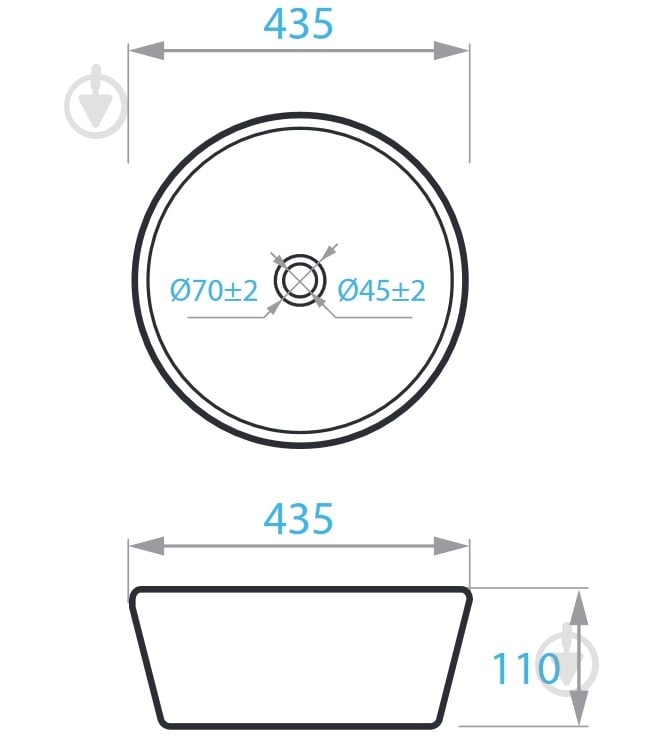Умывальник Koller Pool Round Pro - фото 2
