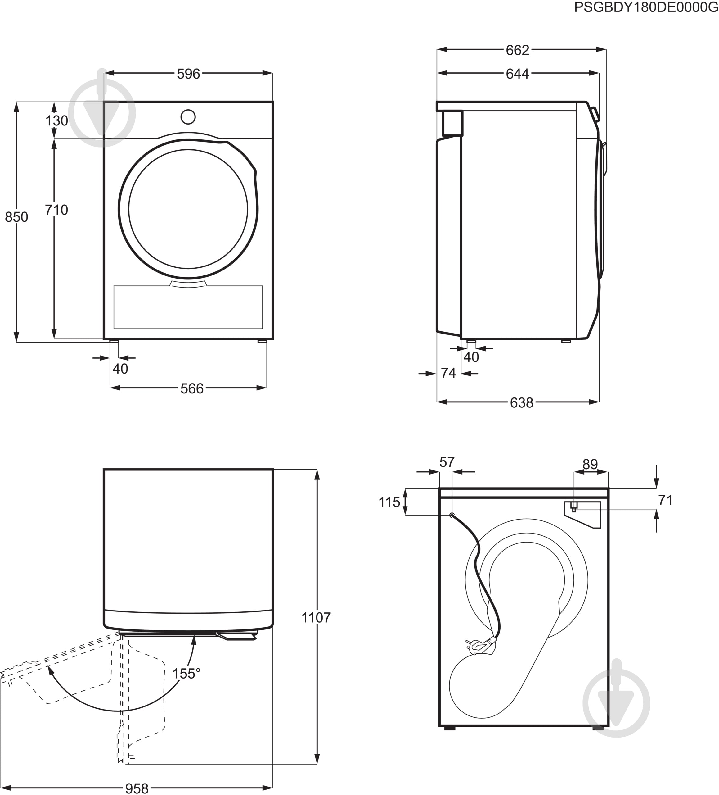 Сушильна машина Electrolux EW9H1R88SC - фото 6