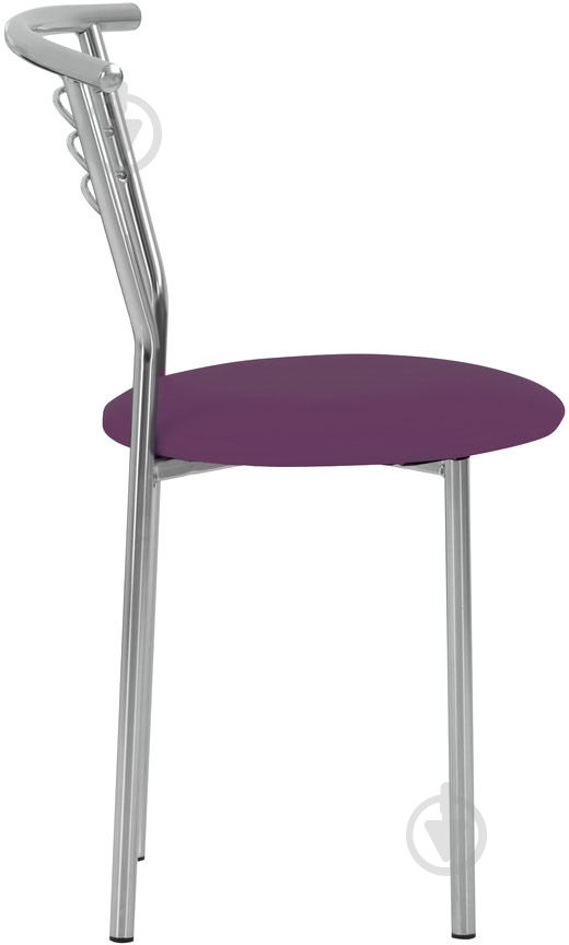 Стул обеденный Nowy Styl Marco Chrome (Box-4) EV-11 хром/фиолетовый - фото 2