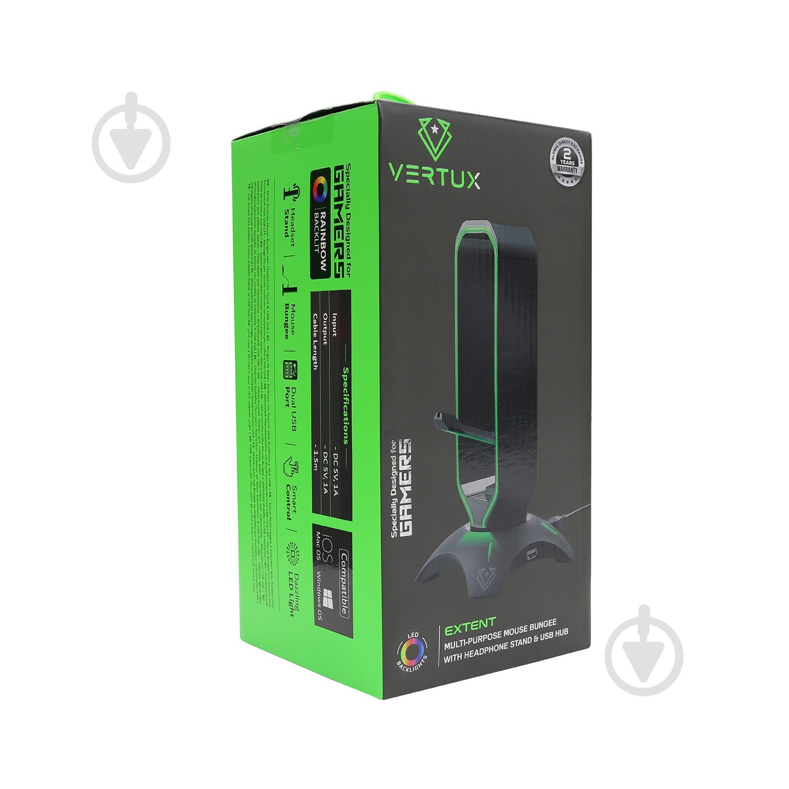 Держатель для кабеля Vertux black extent.black - фото 5