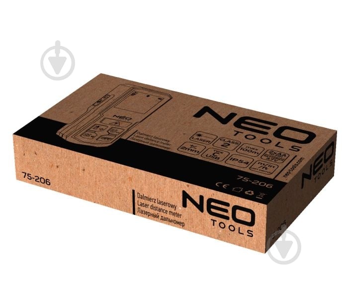 Дальномер лазерный NEO tools 75-206 - фото 6