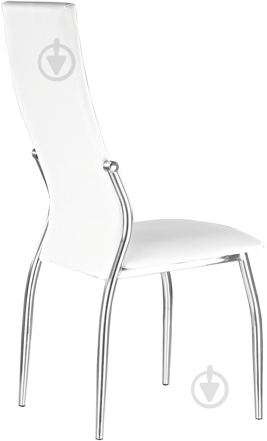 Стілець обідній Nowy Styl Martin Chrome (Box) Eco-50 хром/білий - фото 4 Стілець обідній Nowy Styl Martin Chrome (Box) Eco-50 хром/білий - фото 4