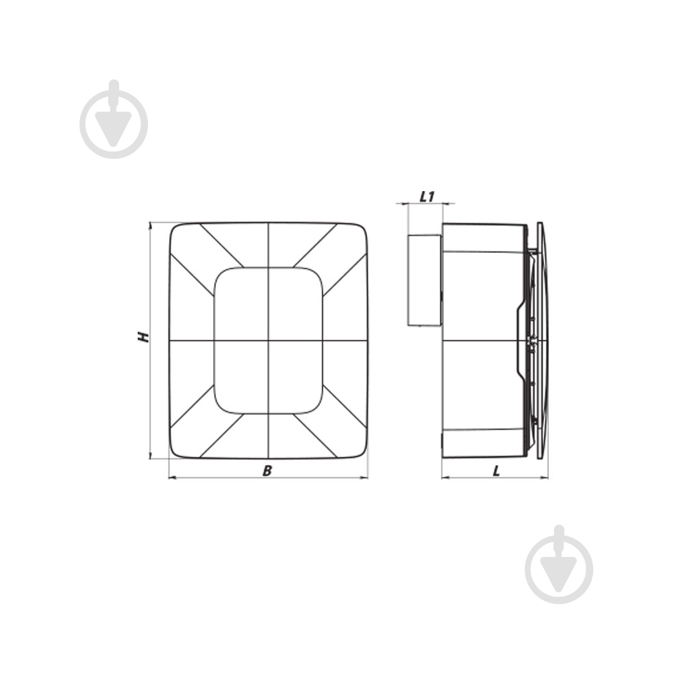 Вытяжной вентилятор Вентс Фантом Прес ТН - фото 2