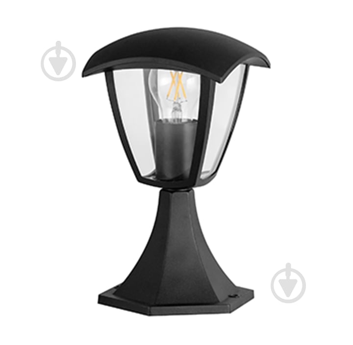 Столбик Polux Igma 30 см E27 IP44 черный - фото 1 Столбик Polux Igma 30 см E27 IP44 черный - фото 1