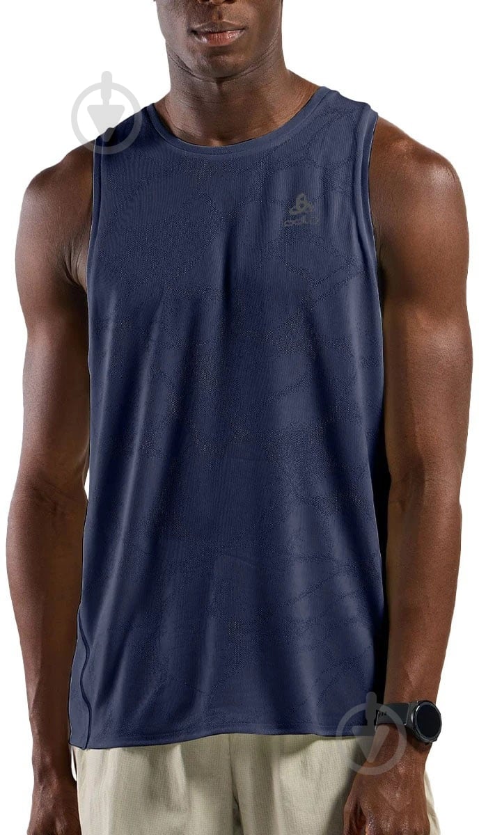Майка Odlo ZEROWEIGHT ENGINEERED CHILL-TEC 315722-21120 р.2XL синий - фото 3 Майка Odlo ZEROWEIGHT ENGINEERED CHILL-TEC 315722-21120 р.2XL синий - фото 3