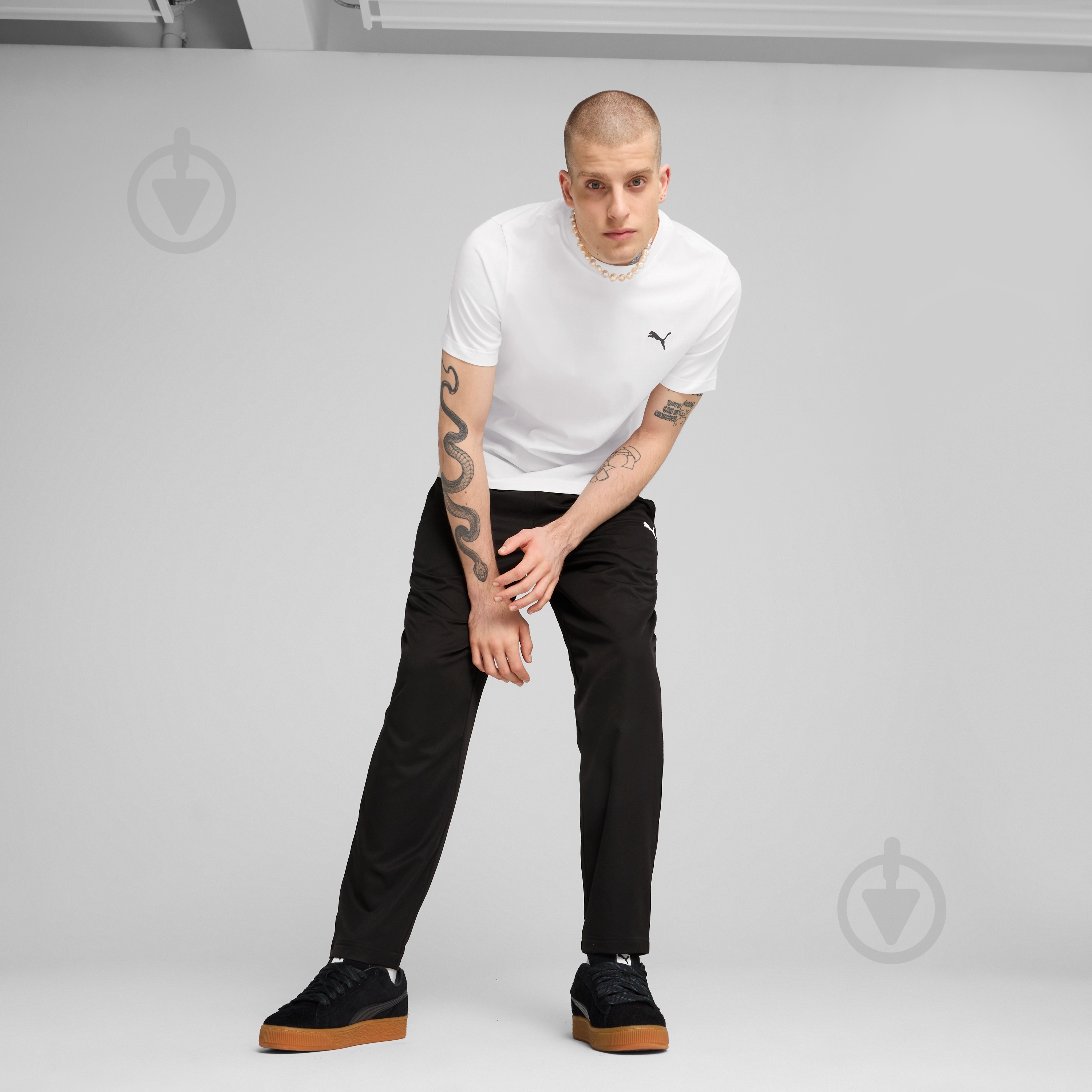 Футболка Puma ESS Small Logo Tee 68253802 р.S белый - фото 5