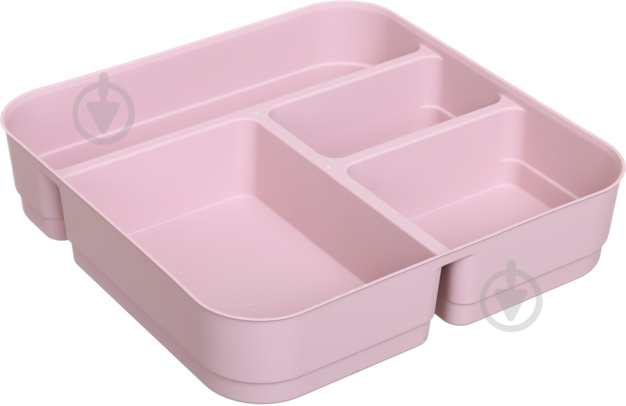 Органайзер Beauty для біжутерії рожевий 25х26х11 см Gondol Plastic - фото 4