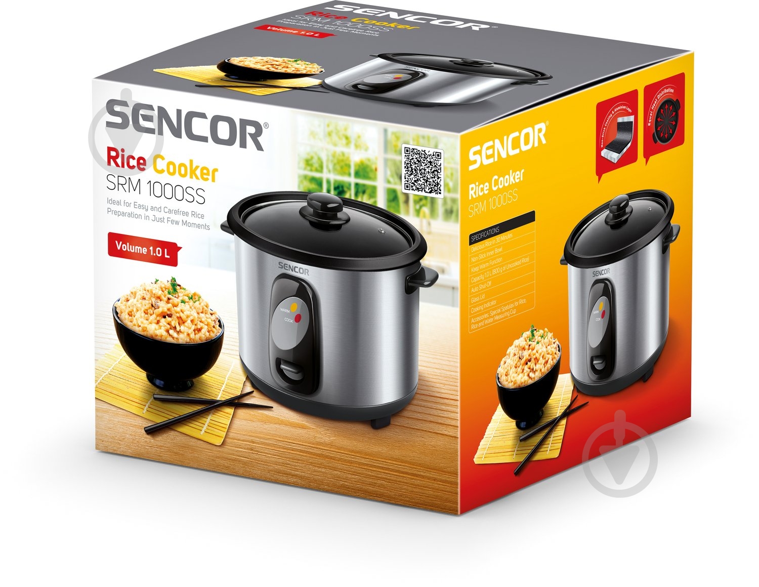 УЦЕНКА! Рисоварка Sencor SRM1000SS (УЦ №93) - фото 11