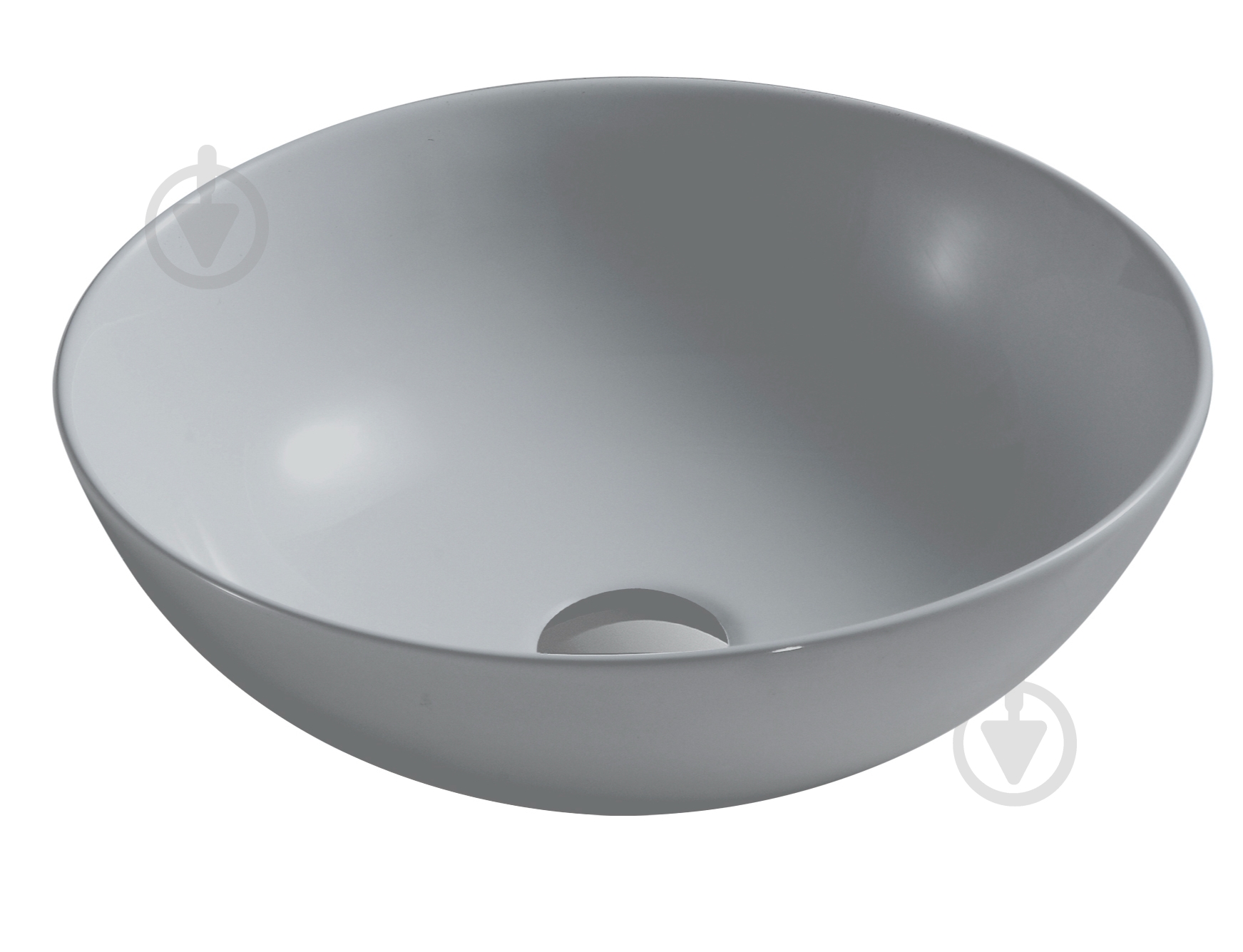 Умивальник Koller Pool Aqua matte grey 40х40 см - фото 1