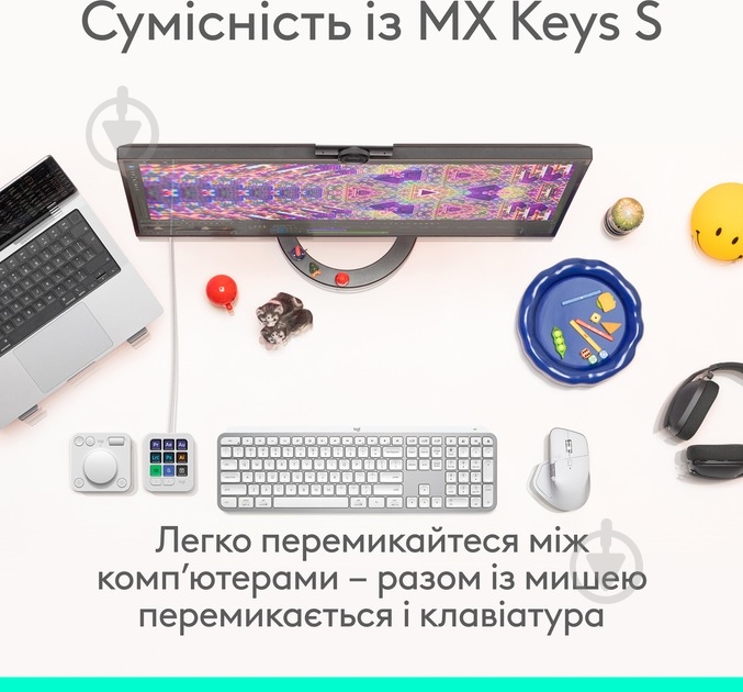 Мышка беспроводная Logitech MX Master 4 Performance pale grey (L910-007563) - фото 7