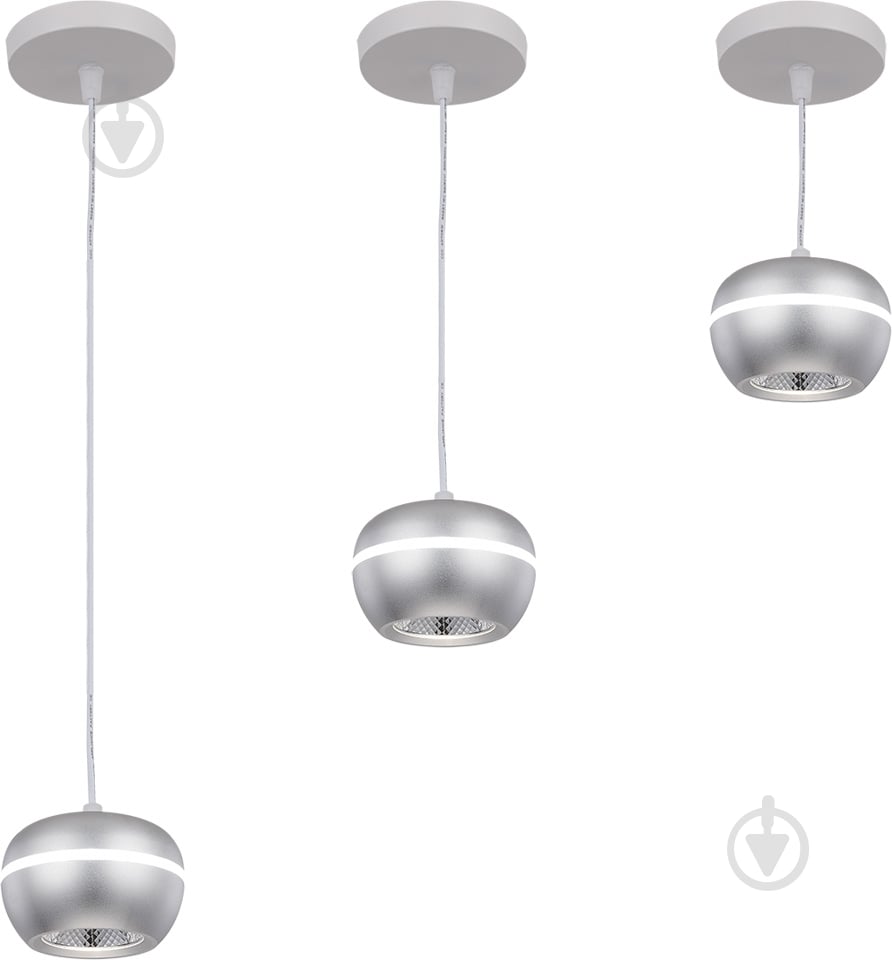 Подвес LightMaster LLS101 СОВ 9 Вт серебряный - фото 2