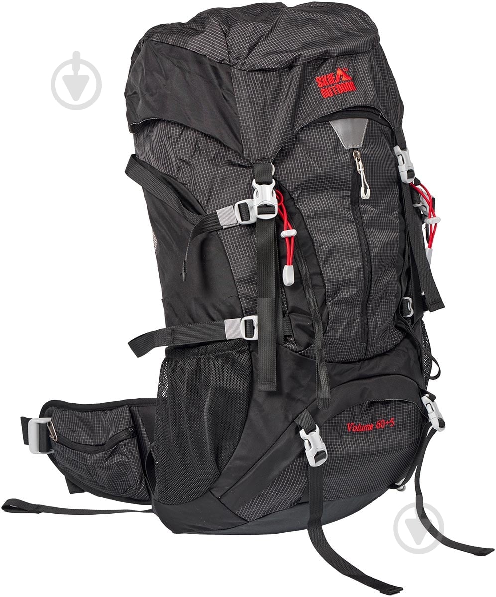 ᐉ Рюкзак SKIF Outdoor Highlander 389.02.62 (+ чохол) 60 л black