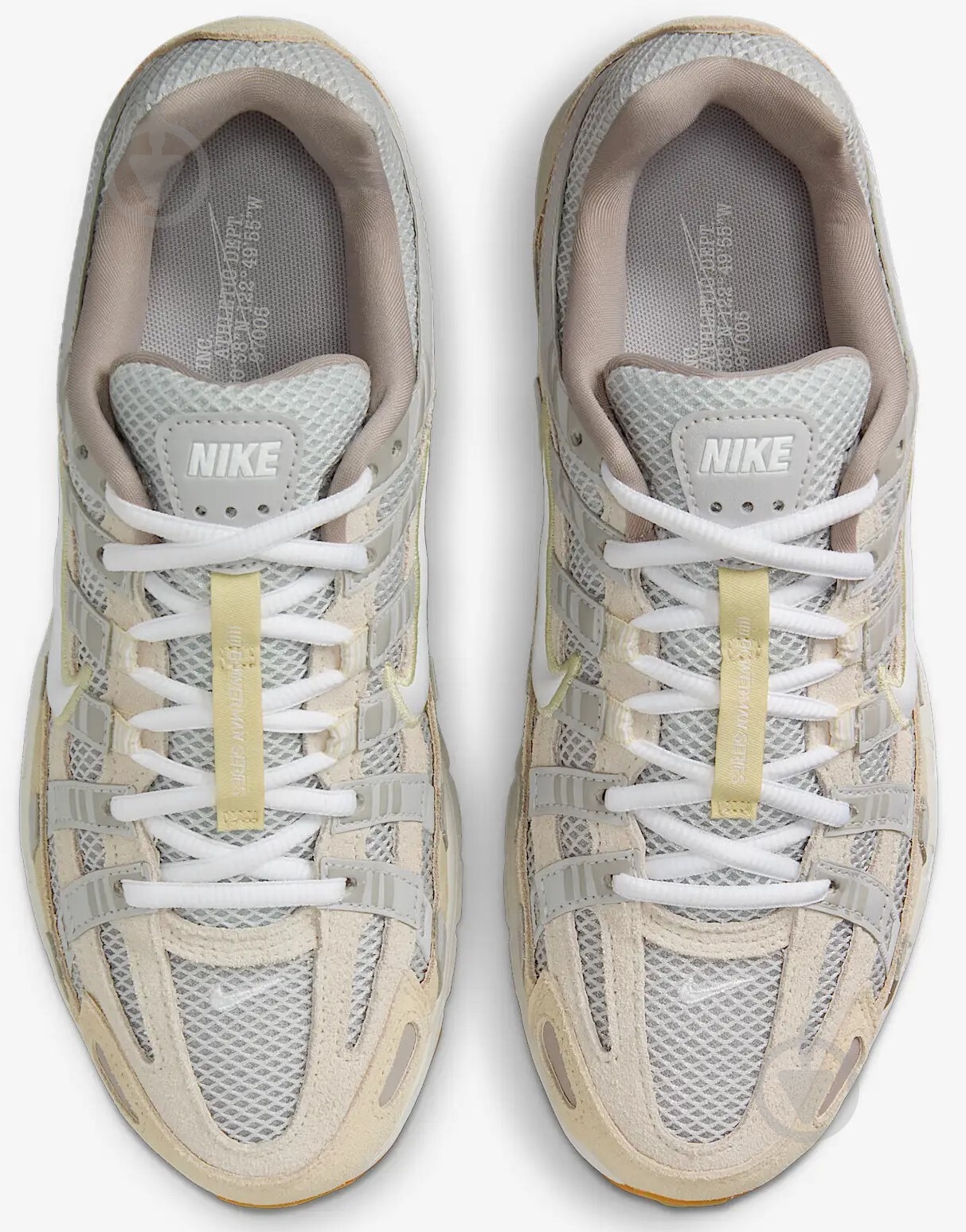 Кроссовки женские демисезонные Nike W P-6000 OPP1 HV4312-025 р.38 серые с желтым - фото 5 Кроссовки женские демисезонные Nike W P-6000 OPP1 HV4312-025 р.38 серые с желтым - фото 5