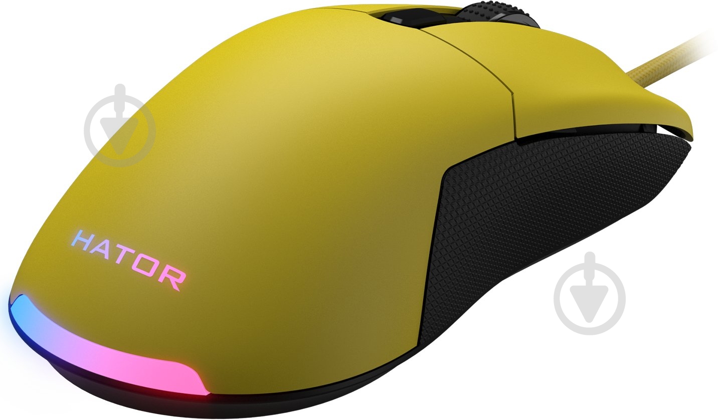 Мышь Hator Pulsar 2 yellow (HTM-512) - фото 3