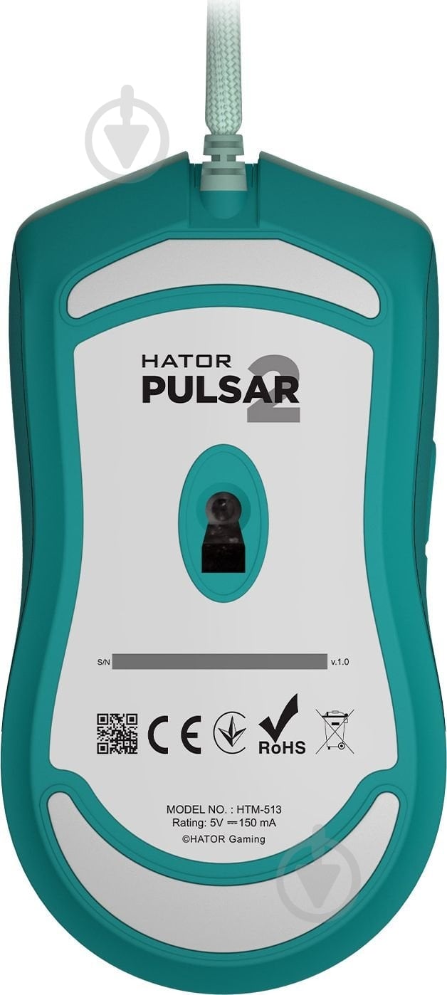 Мышь Hator Pulsar 2 mint (HTM-513) - фото 5
