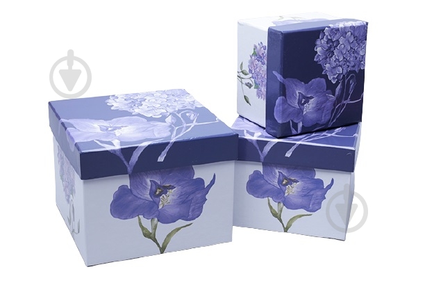 Коробка подарочная 14x14x11 см W7810-2 в ассортименте - фото 1