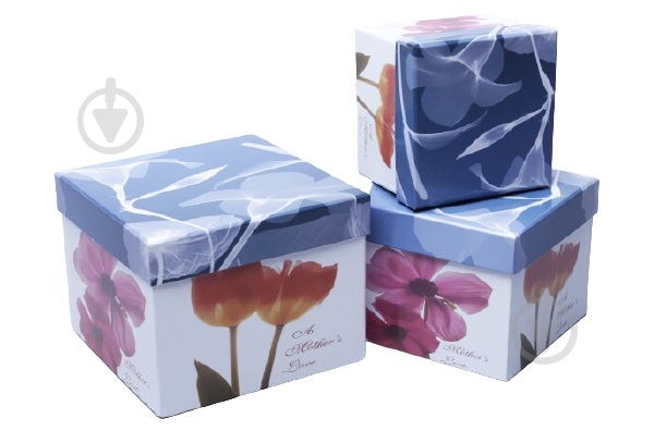 Коробка подарочная 14x14x11 см W7810-2 в ассортименте - фото 2