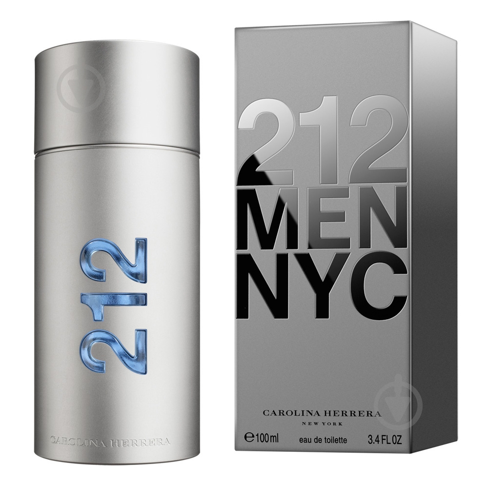 Туалетная вода Carolina Herrera 212 Men 100 мл - фото 1