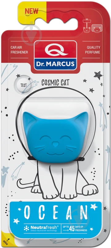 Ароматизатор подвесной Dr. Marcus COSMIC CAT океан - фото 1