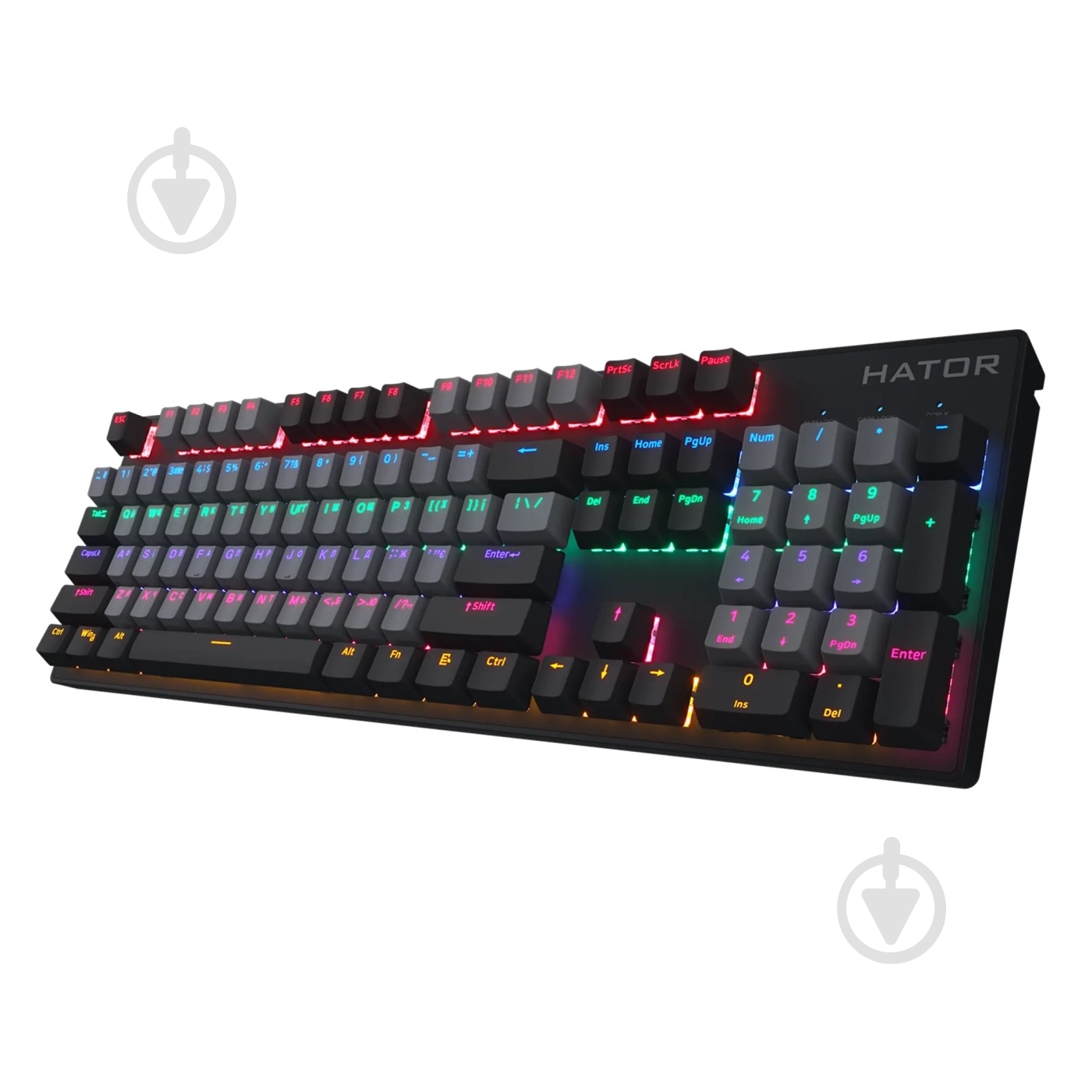 Клавіатура Hator Starfall Rainbow Origin Blue (HTK-609-BGB) black - фото 3