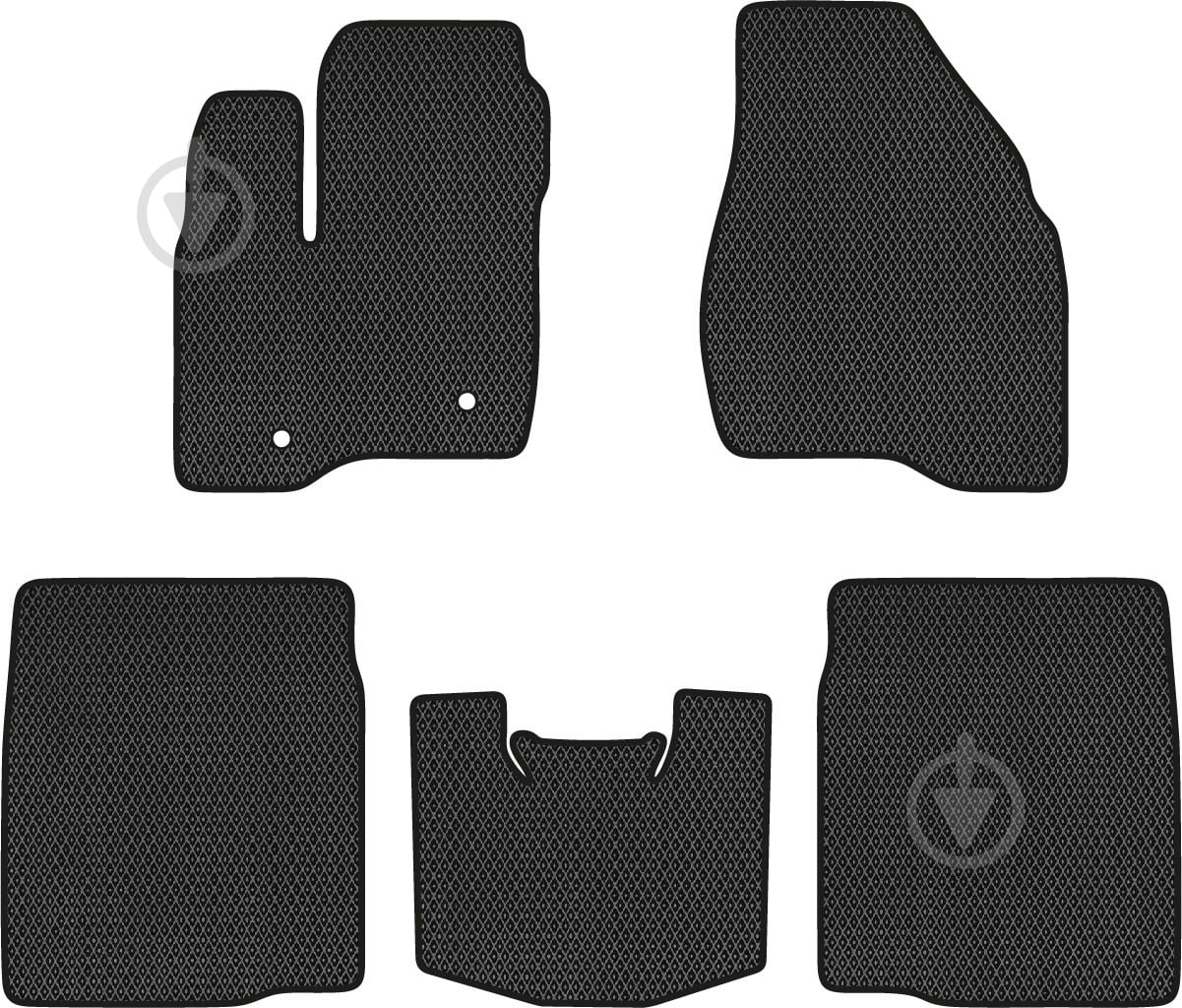 Коврики автомобильные EVAtech Ford Explorer 2010-2019 (FD21954CV5FC2RBB) модельные - фото 1