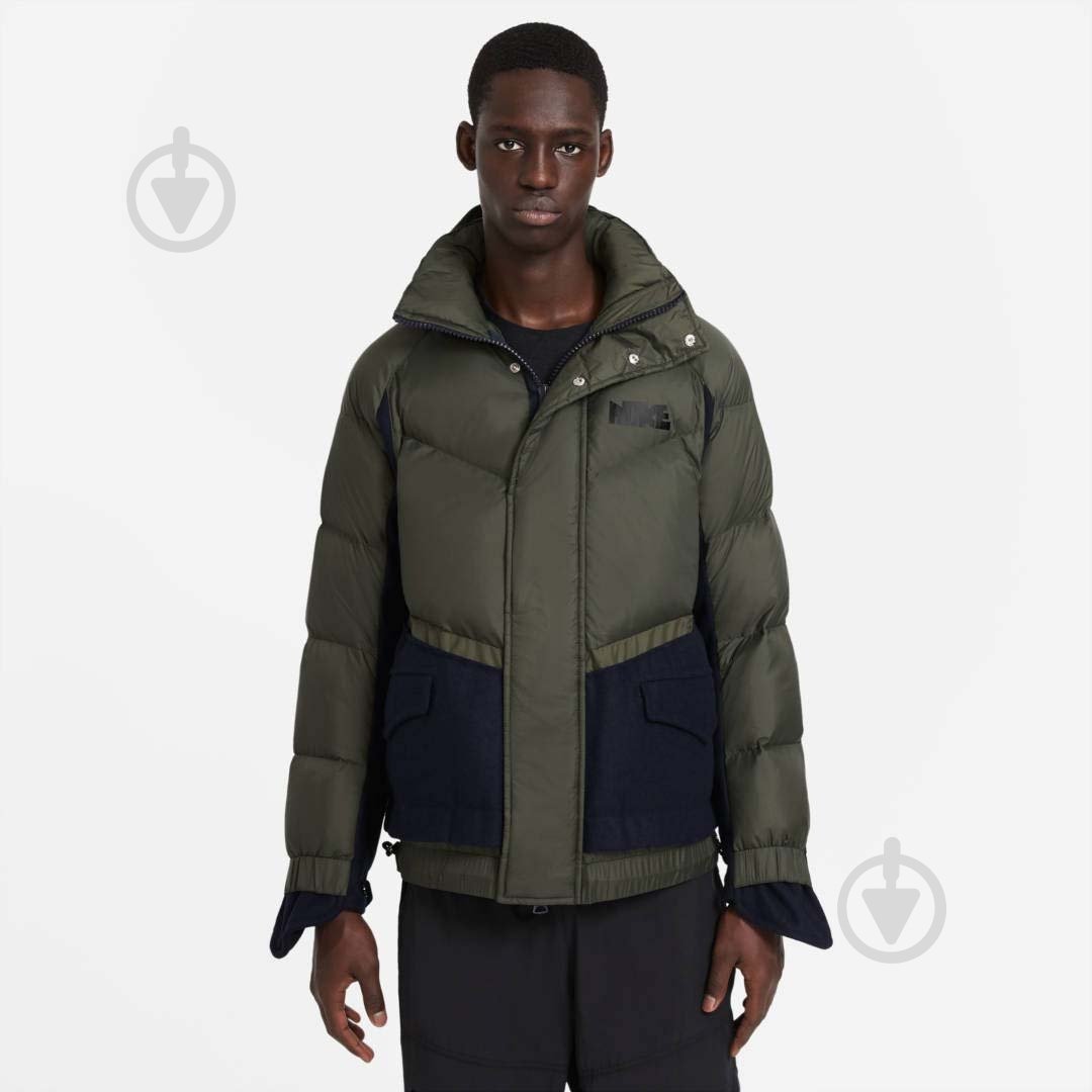 Пуховик чоловічий зимовий Nike M NRG SACAI PARKA CT3269-355 р.S зелений - фото 1