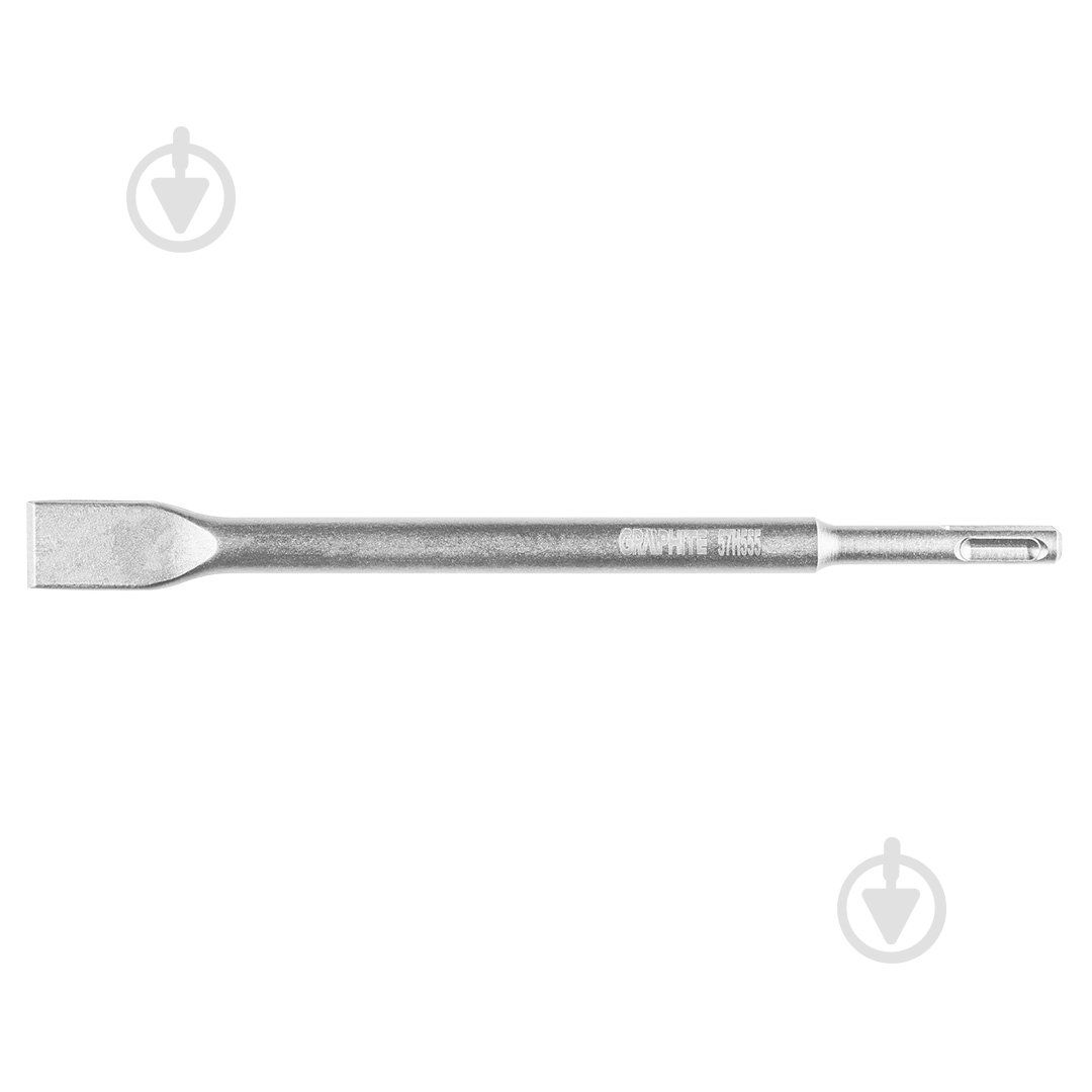 Зубило GRAPHITE SDS-plus 250 мм 315 мм 57H555 - фото 1 Зубило GRAPHITE SDS-plus 250 мм 315 мм 57H555 - фото 1