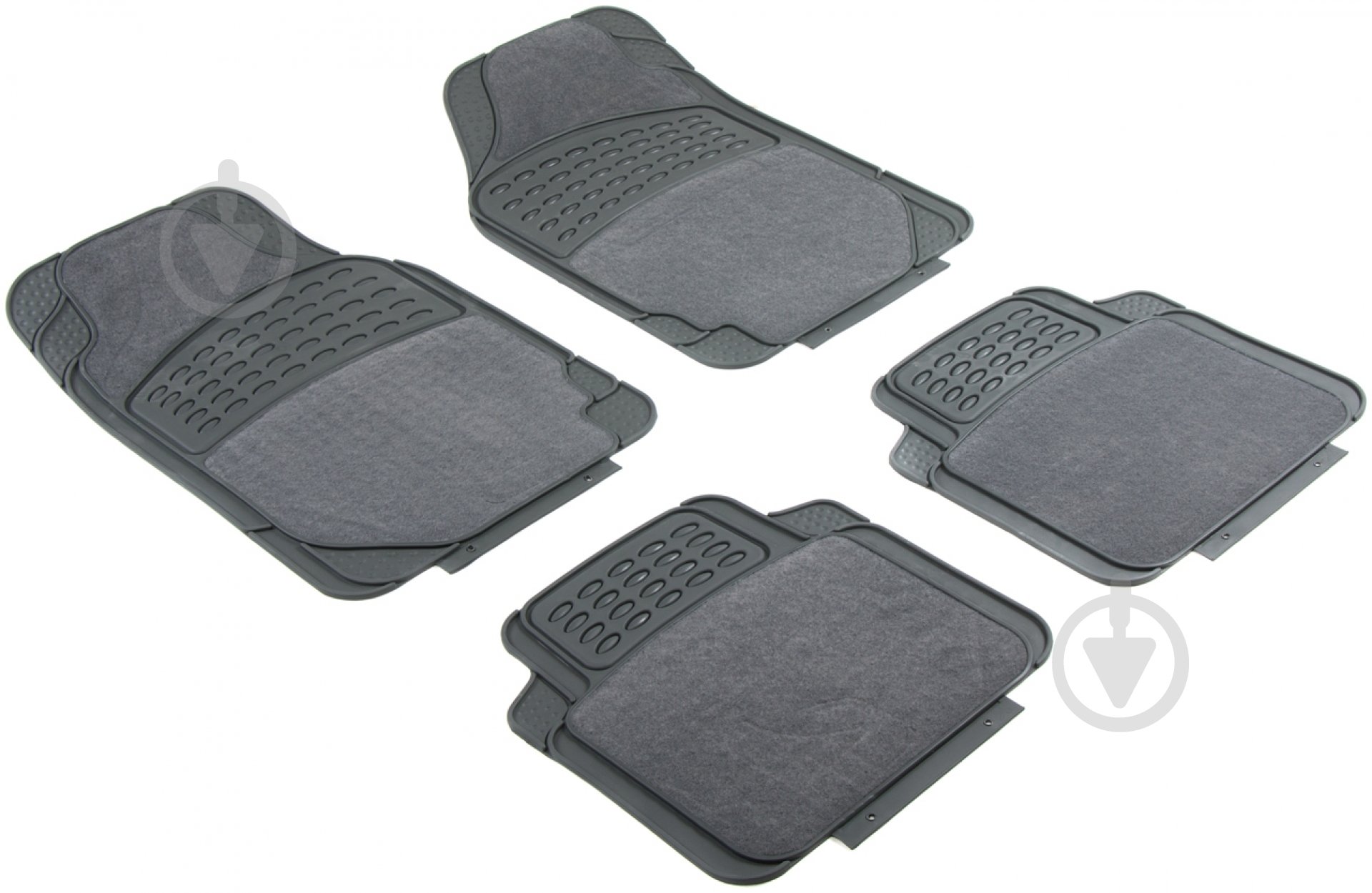 Коврики автомобильные Auto Assistance 3021 grey 4 шт. универсальные - фото 1