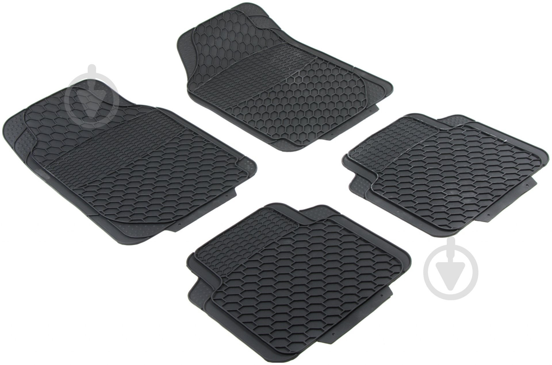 Коврики автомобильные Auto Assistance 3078 black 4 шт. универсальные - фото 1
