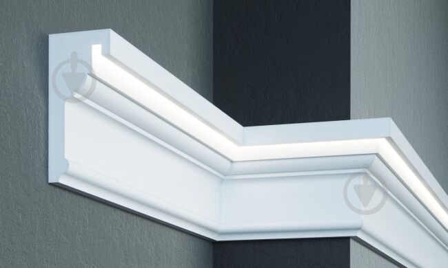 Карниз Prestige Decor LED KC 308LED 2000x280x125 мм - фото 1 Карниз Prestige Decor LED KC 308LED 2000x280x125 мм - фото 1