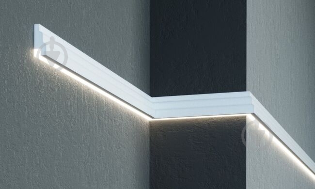 Молдинг Prestige Decor LED MC 302 2000x90x35 мм - фото 1 Молдинг Prestige Decor LED MC 302 2000x90x35 мм - фото 1