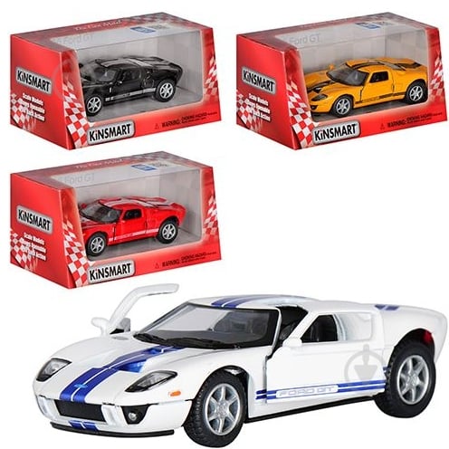 Автомодель Kinsmart 1:36 Ford GT 2006 KT5092W - фото 1