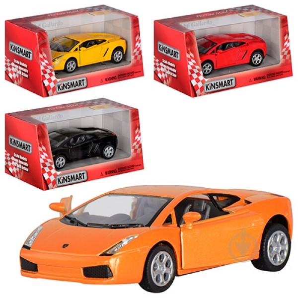 Автомодель Kinsmart 1:32 Lamborghini Gallardo KT5098W - фото 1