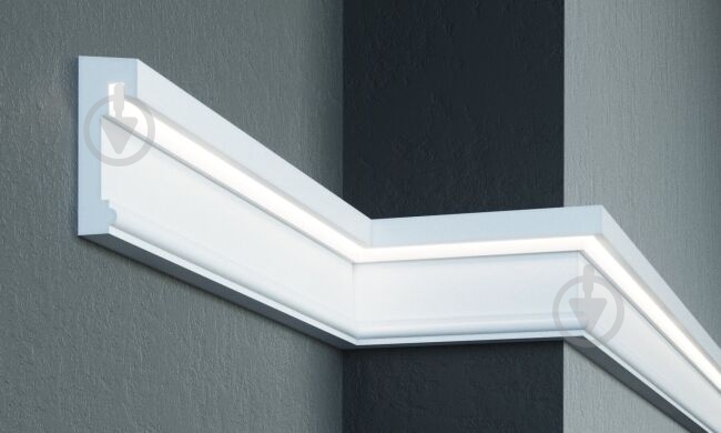 Молдинг Prestige Decor LED MC 309 2000x210x75 мм - фото 1 Молдинг Prestige Decor LED MC 309 2000x210x75 мм - фото 1