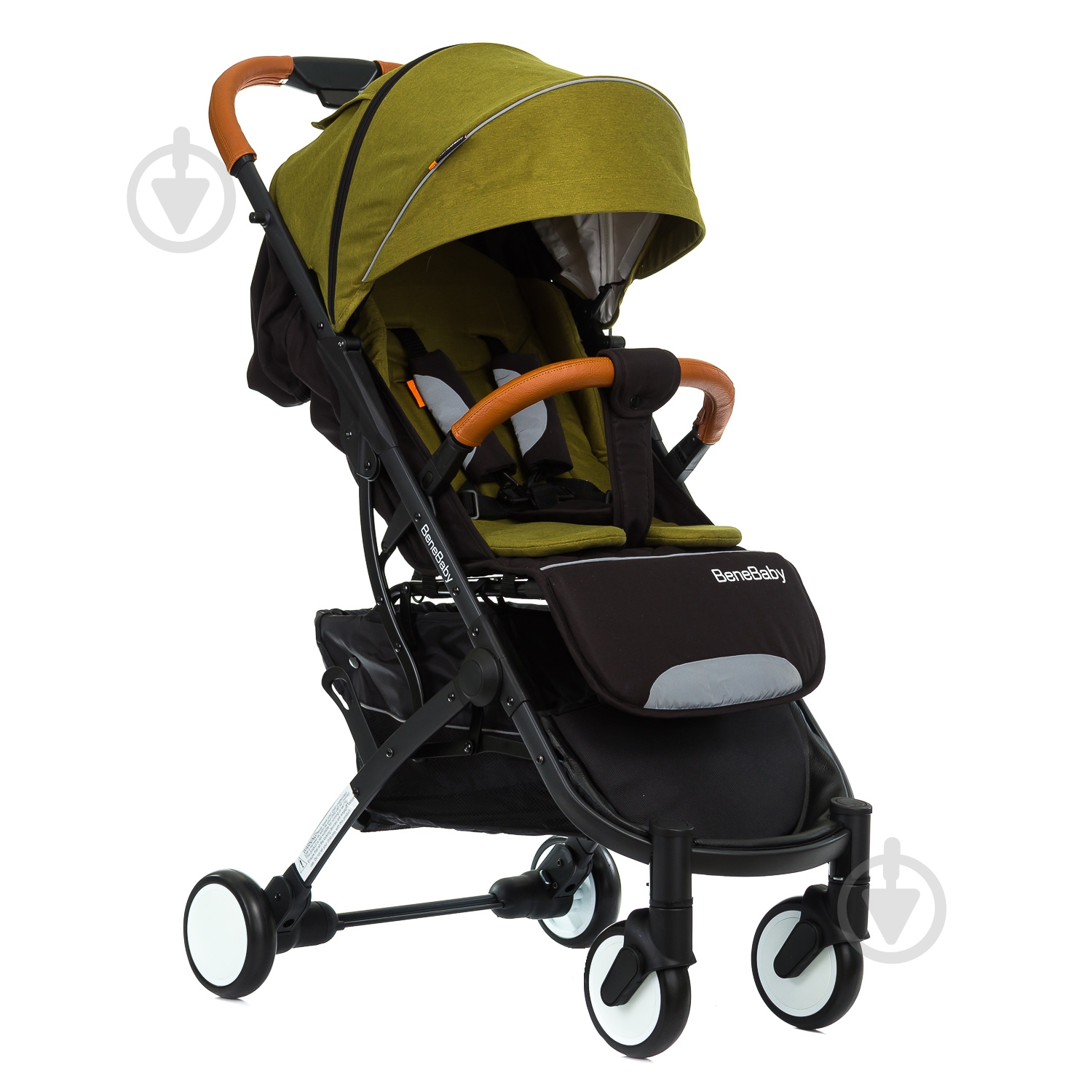 Коляска прогулочная Bene Baby D200 зеленая - фото 1 Коляска прогулочная Bene Baby D200 зеленая - фото 1