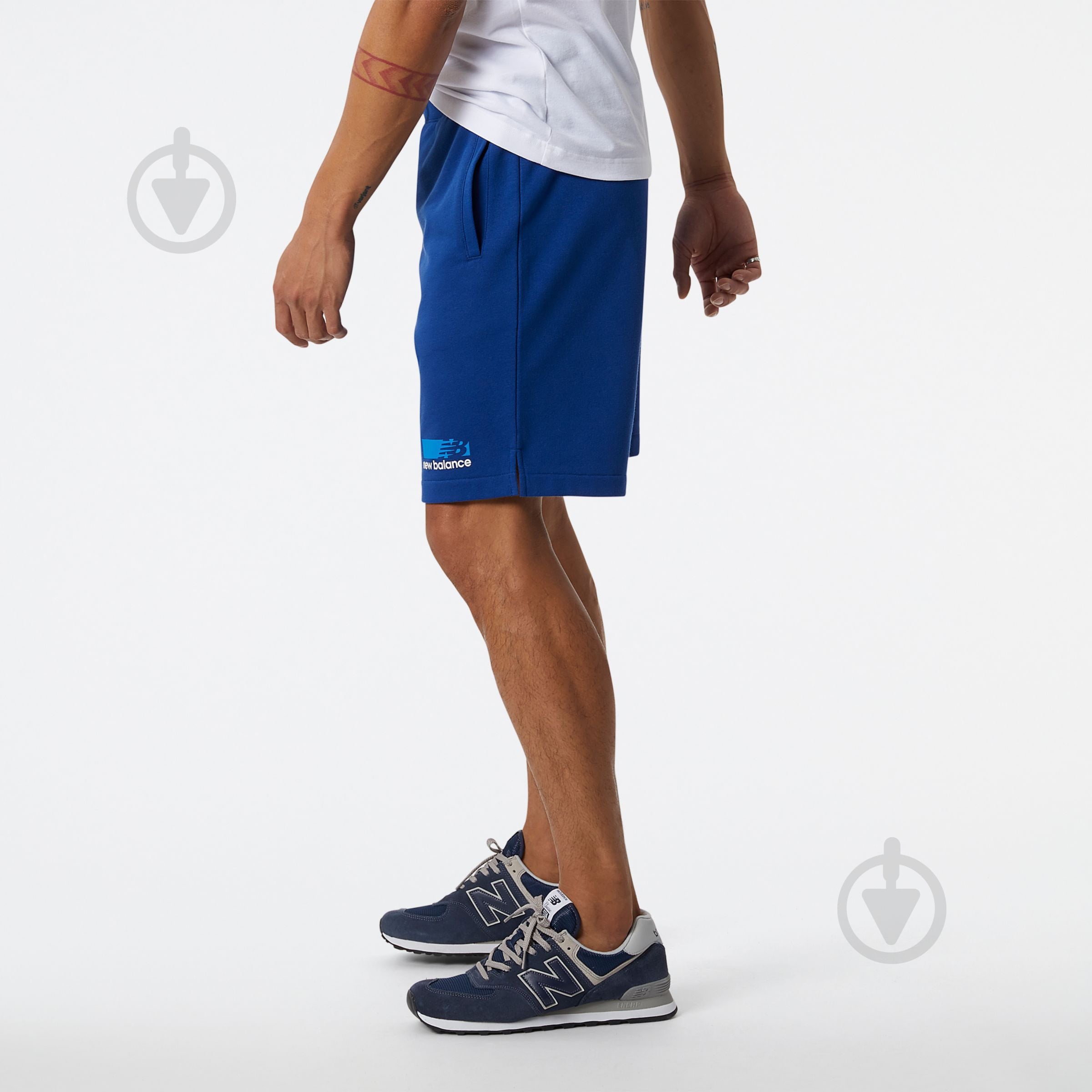 Шорты New Balance MS21900AT р. XL синий - фото 2 Шорты New Balance MS21900AT р. XL синий - фото 2