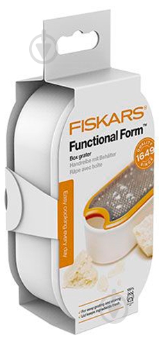Терка с контейнером Fiskars FF 1019530 - фото 4 Терка с контейнером Fiskars FF 1019530 - фото 4