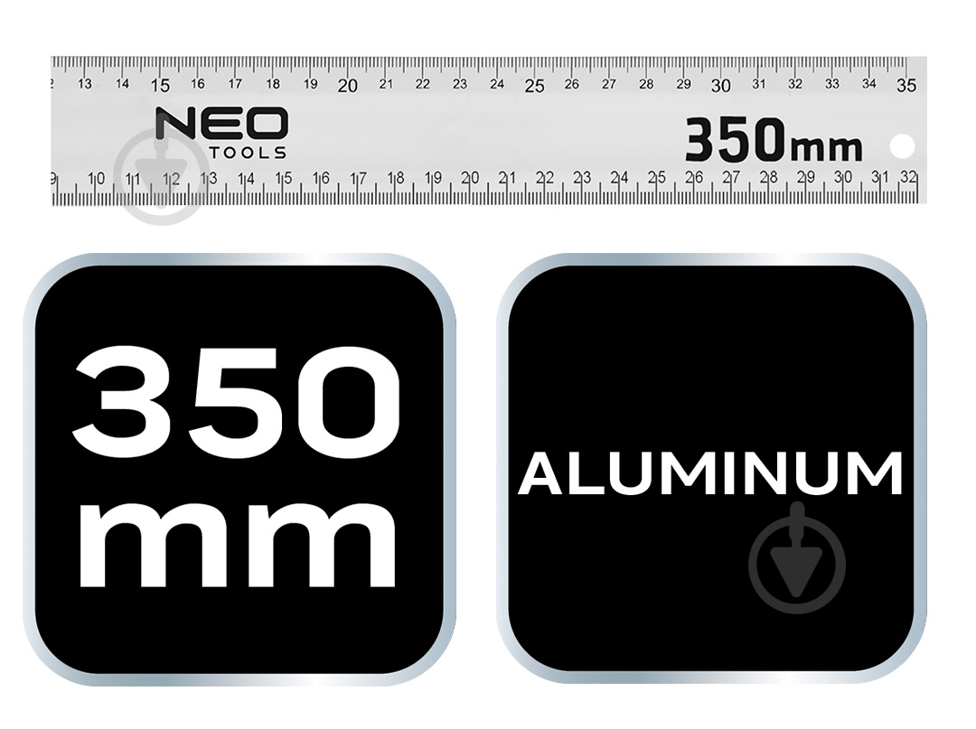Кутник NEO tools 350 x 190 мм 72-146 - фото 7