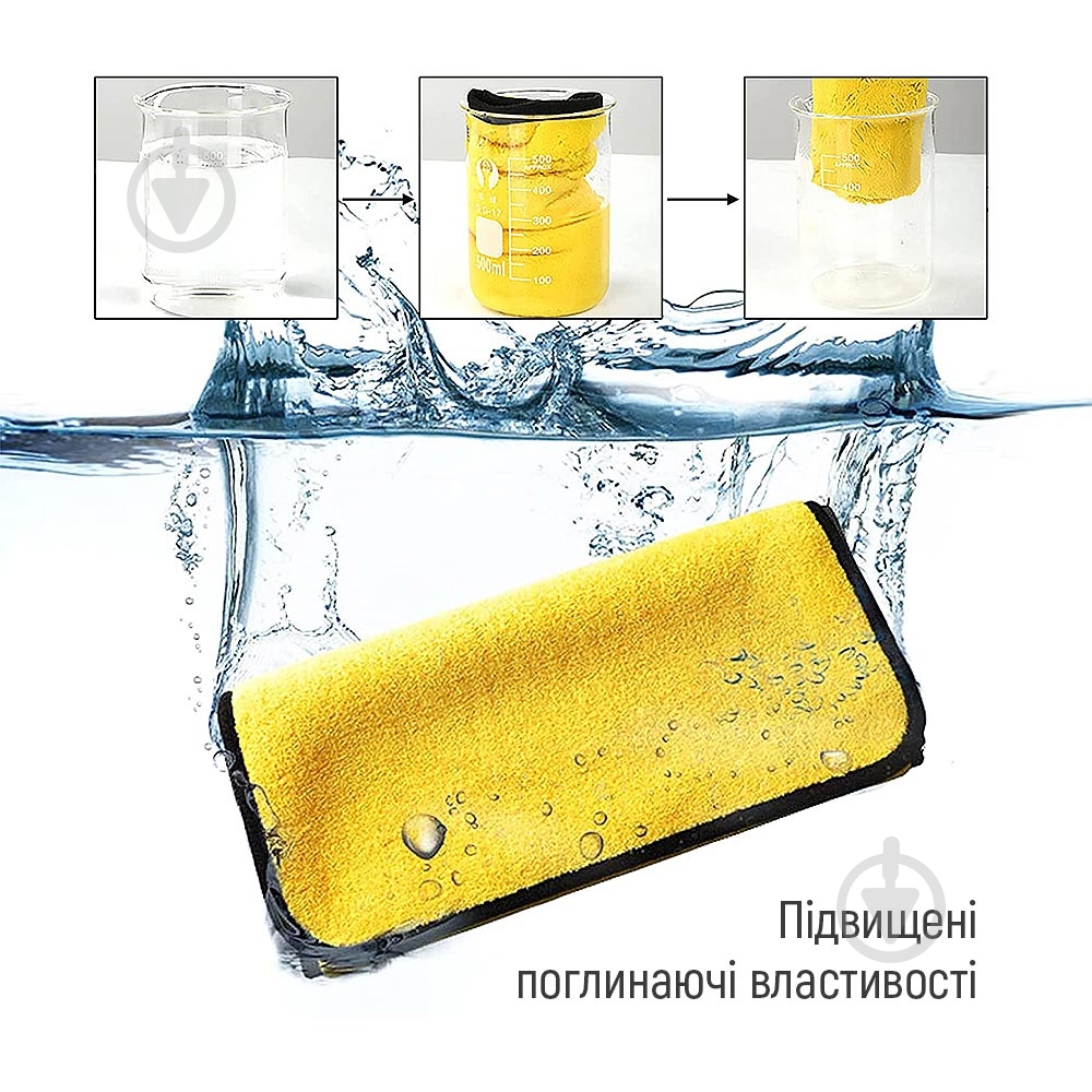 Микрофибра Super Dry 800gsm 50х60см ColorWay 1 шт. - фото 11