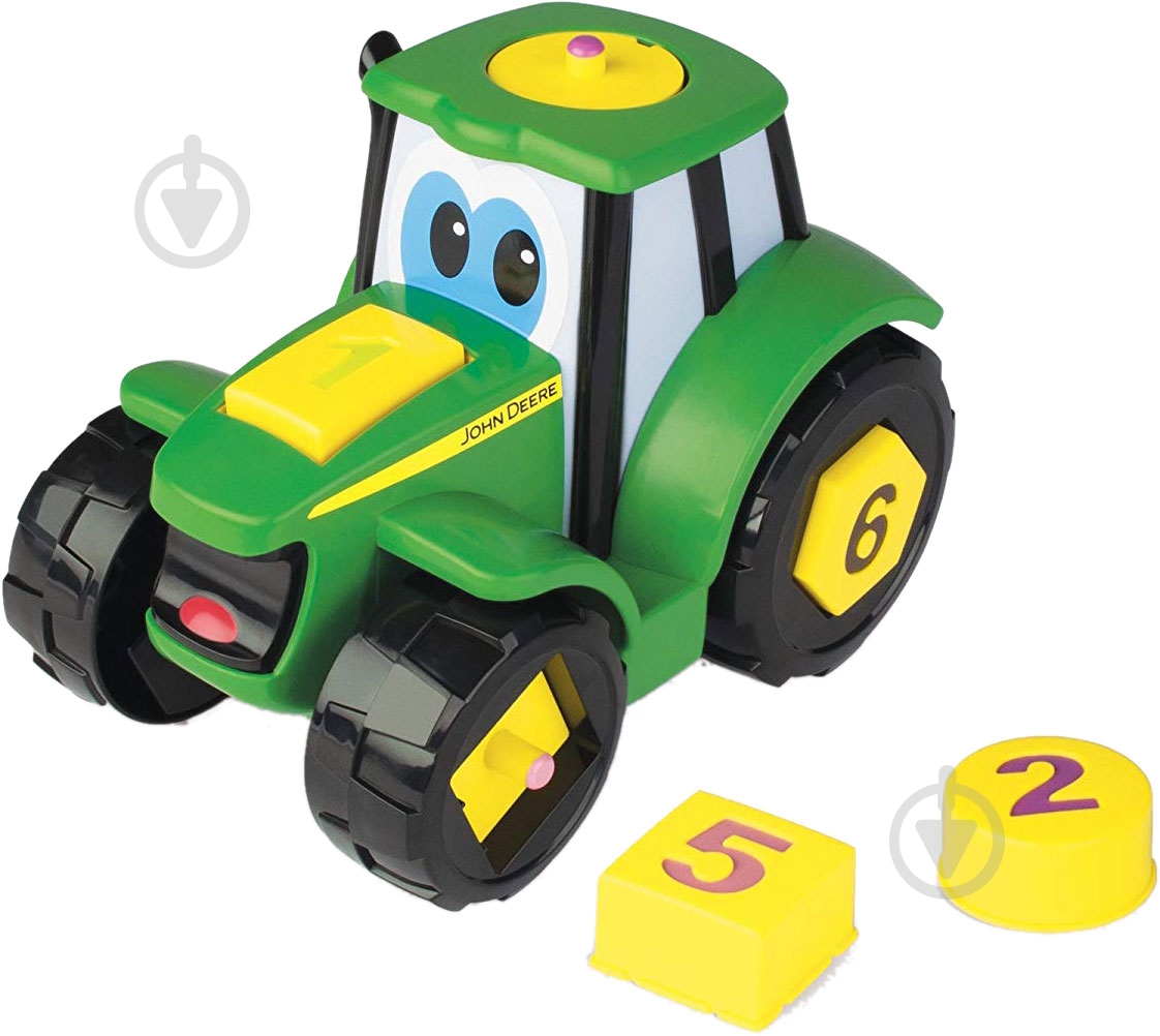 Іграшка-сортер Tomy John Deere Трактор Джонні 46654 - фото 1