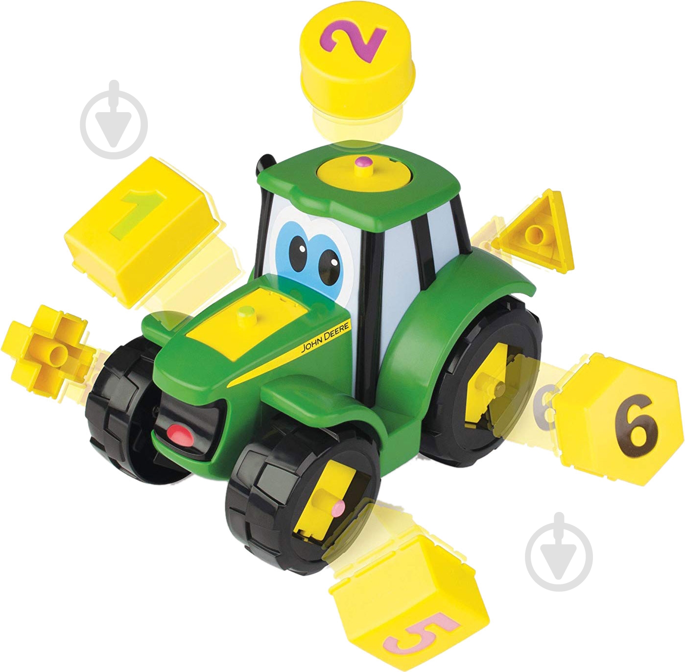 Іграшка-сортер Tomy John Deere Трактор Джонні 46654 - фото 2